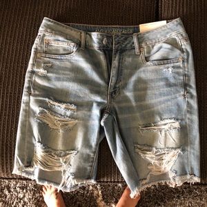 AE tomgirl denim bermuda short